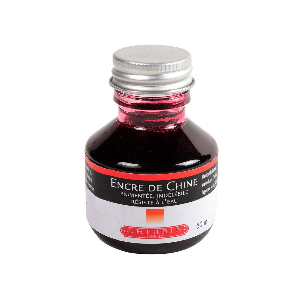 Herbin Indian Ink 50ml Bottle - Rouge