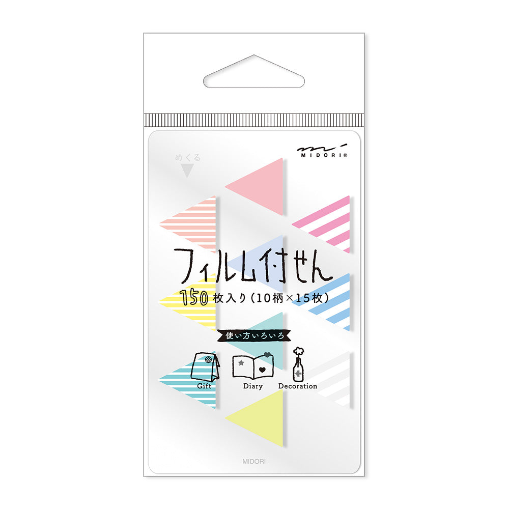 Midori Sticky Memo Film Mini Triangle