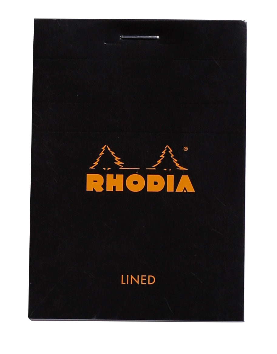 Rhodia Basics Stapled Line Ruled Notepad - No. 14