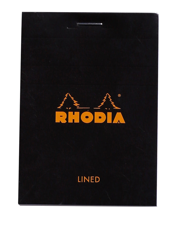 Rhodia Basics Stapled Line Ruled Notepad - No. 12