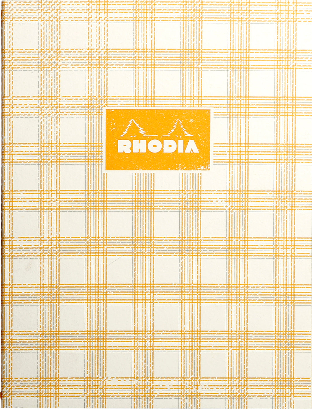 Rhodia Heritage White Tartan Sewn Line Ruled Notebook