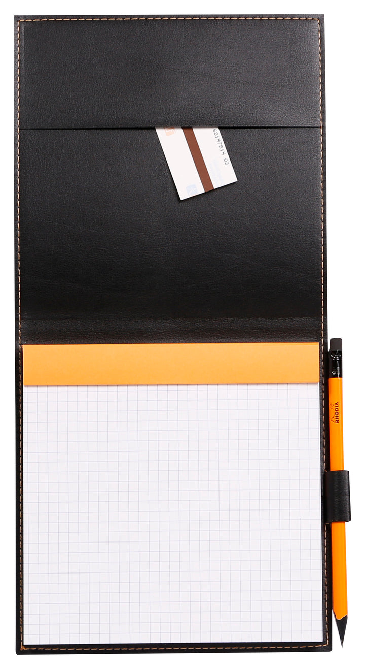 Rhodia Boutique Notepad Cover with Square Ruled Notepad - 160 mm x 160 mm