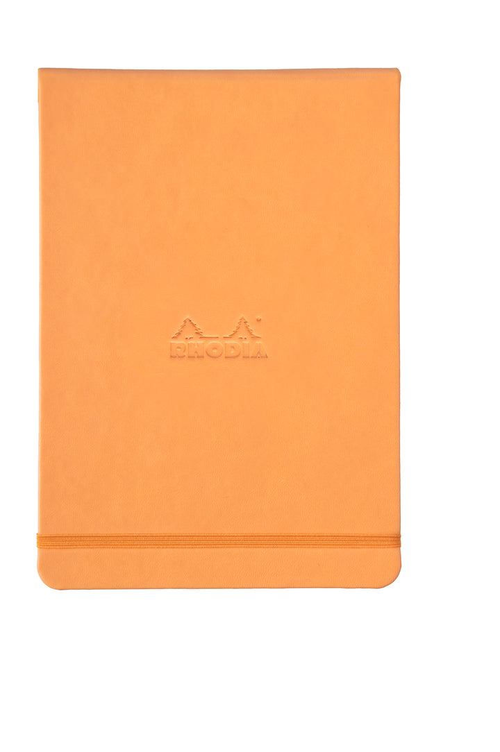 Rhodia Boutique Orange Hardbound Line Ruled Webnotepad - A5