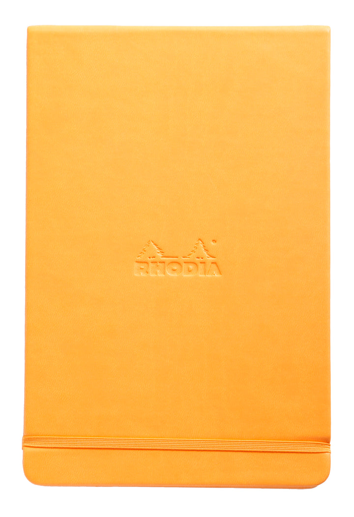 Rhodia Boutique Orange Hardbound Blank Webnotepad - A5