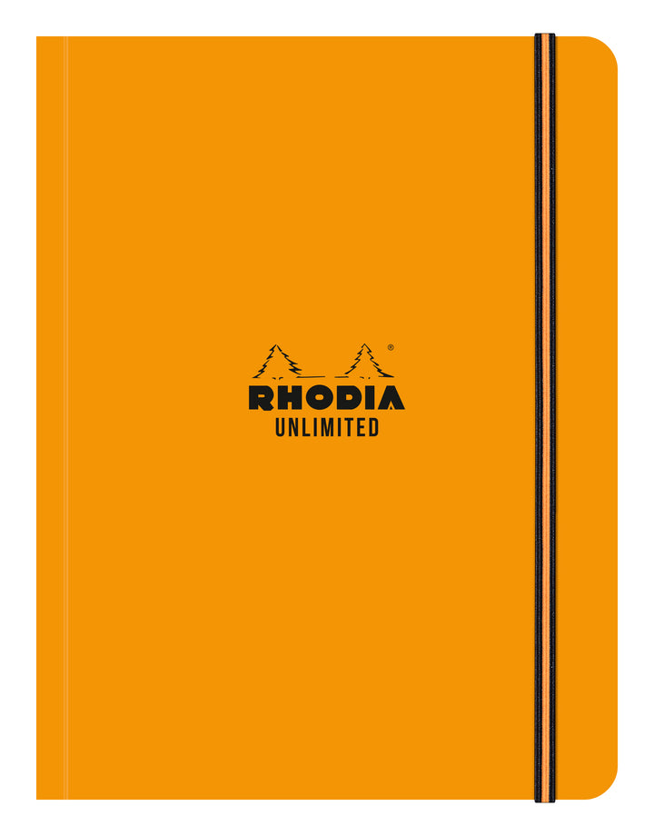 Rhodia Boutique Unlimited Square Grid Orange Notebook