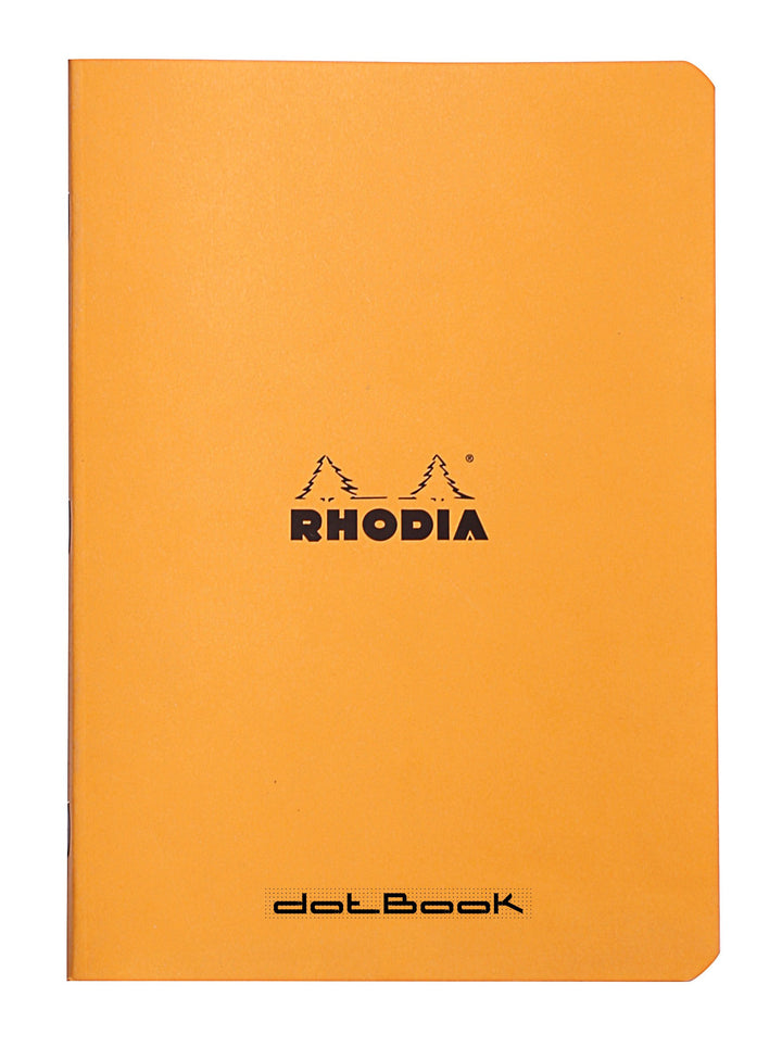 Rhodia Classic Stapled Dot Ruled Notebook - A5