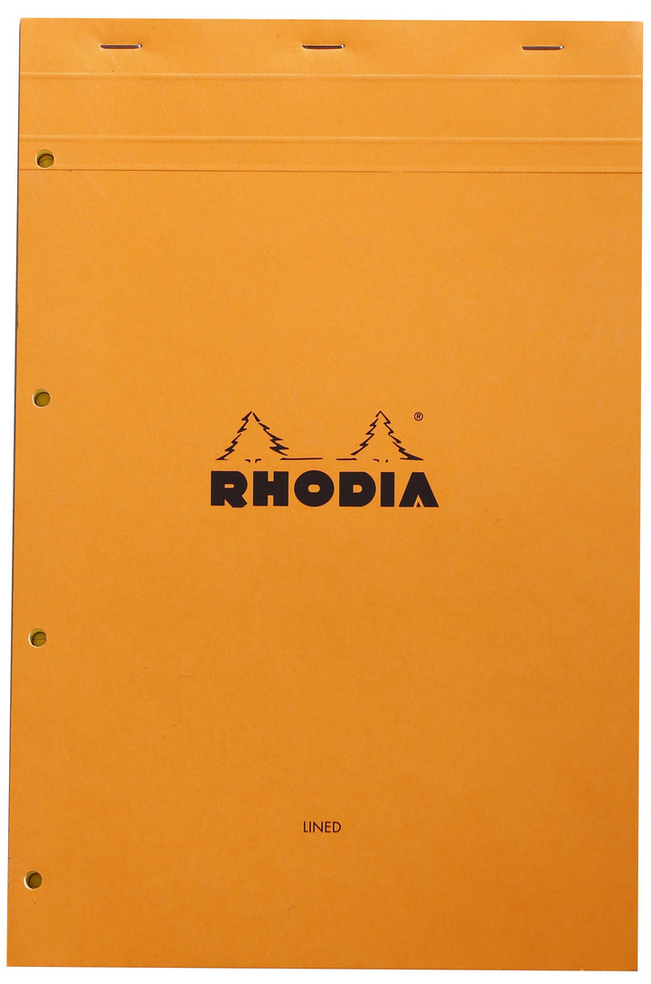 Rhodia Basics Stapled Yellow Pages Notepad - A4+