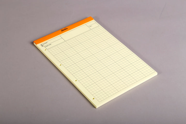 Rhodia Basics Orange Audit Notepad - No. 119 - A4+