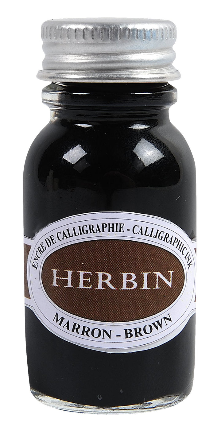 Herbin Calligraphy Ink Bottle - Marron