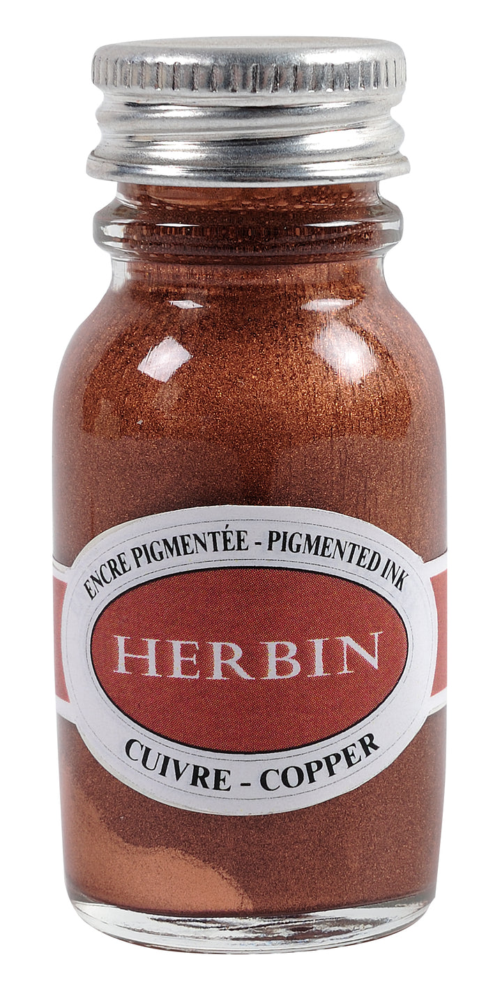 Herbin Pigmented Ink Bottle - Cuivre