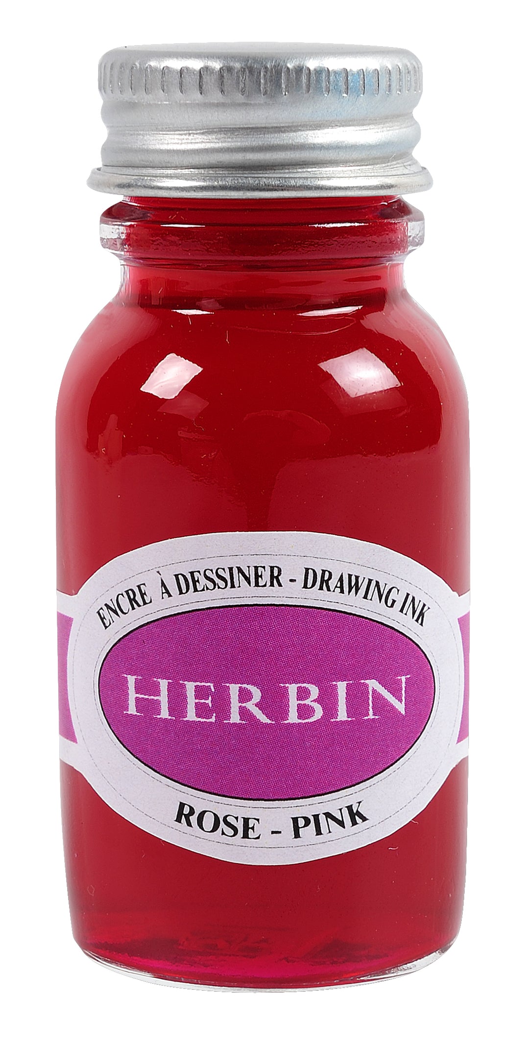 Herbin 15ml Watercolour Drawing Ink Bottle - Rose