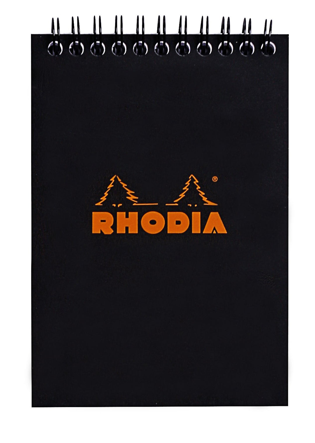 Rhodia Classic Black Wirebound Square Grid Notepad