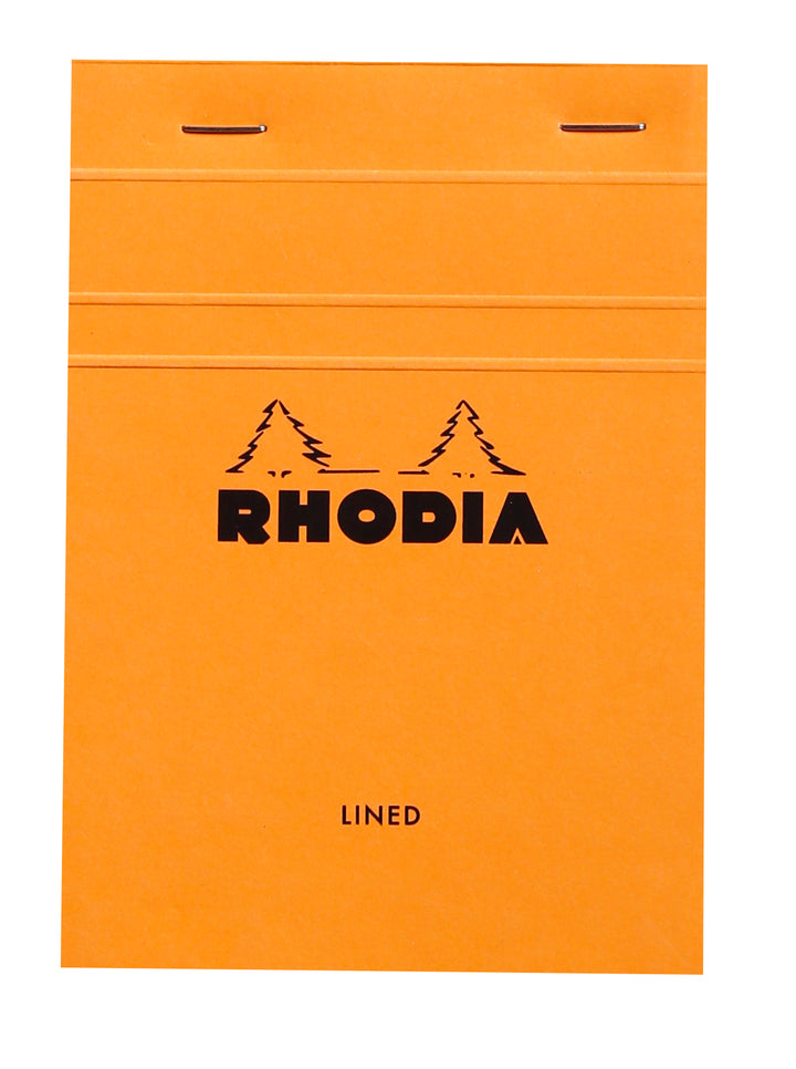 Rhodia Basics Stapled Line Ruled Notepad - A6