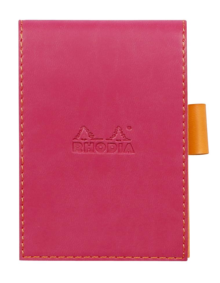 Rhodia Rhodiarama Cover + Line Ruled Stapled Notepad - A6