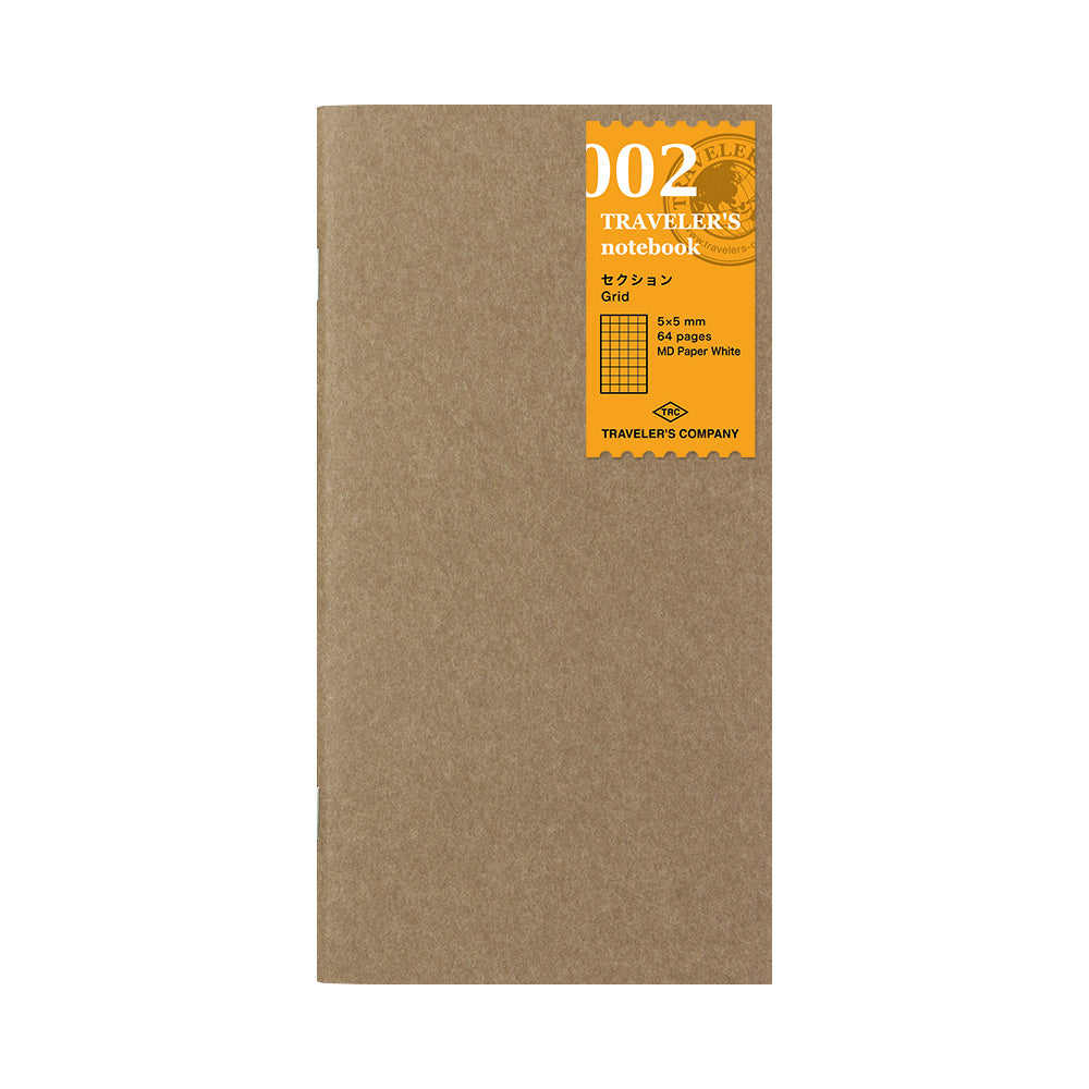 Traveler's Company Notebook Refill 002 Square Grid - A5-