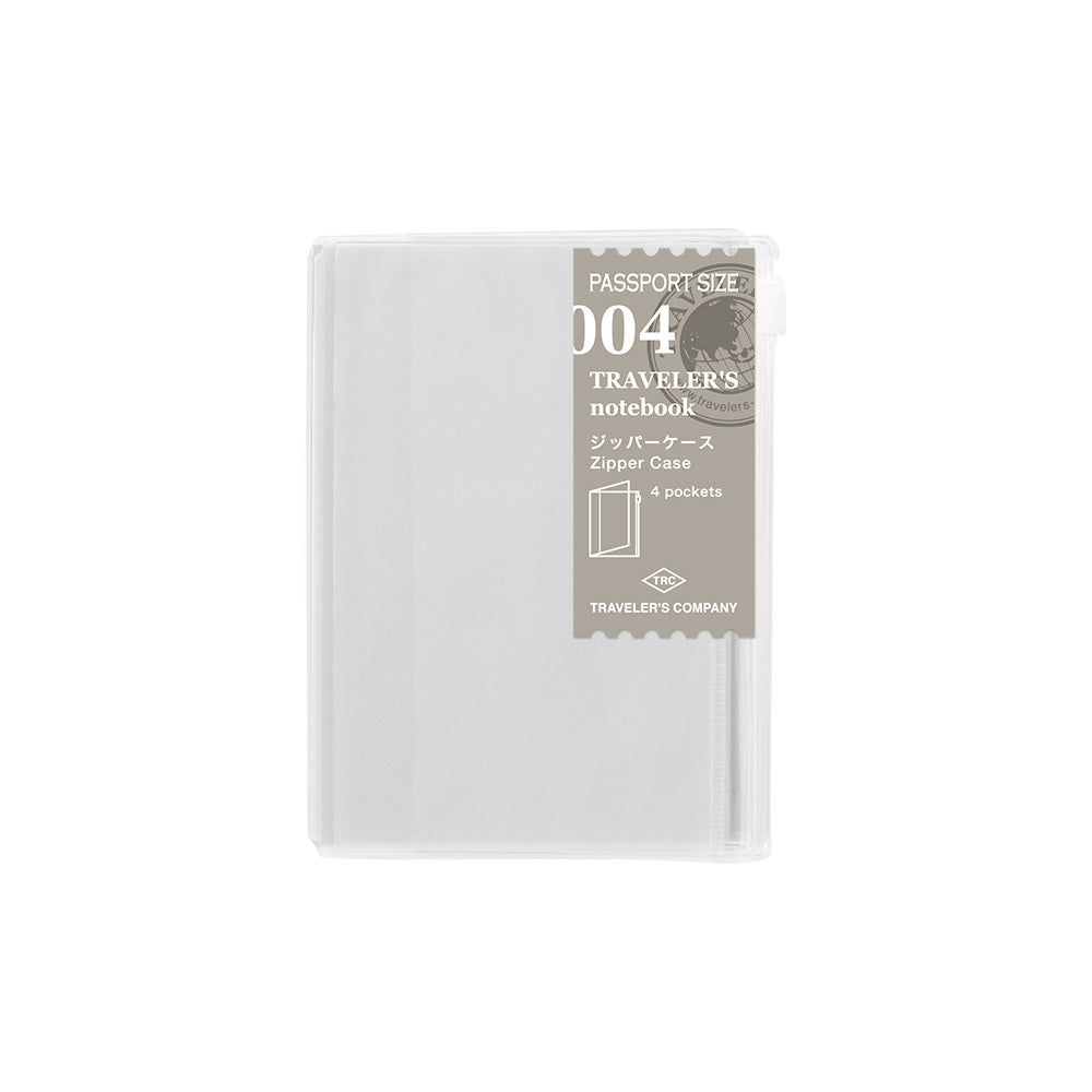 Traveler's Company Notebook Refill 004 Zipper Pocket - Passport Size