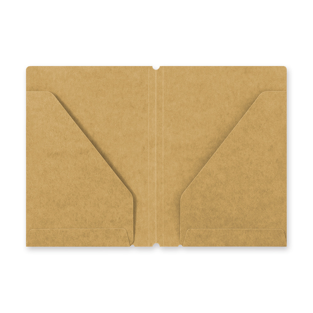 Traveler's Company Notebook Refill 010 Kraft Paper Folder - Passport Size