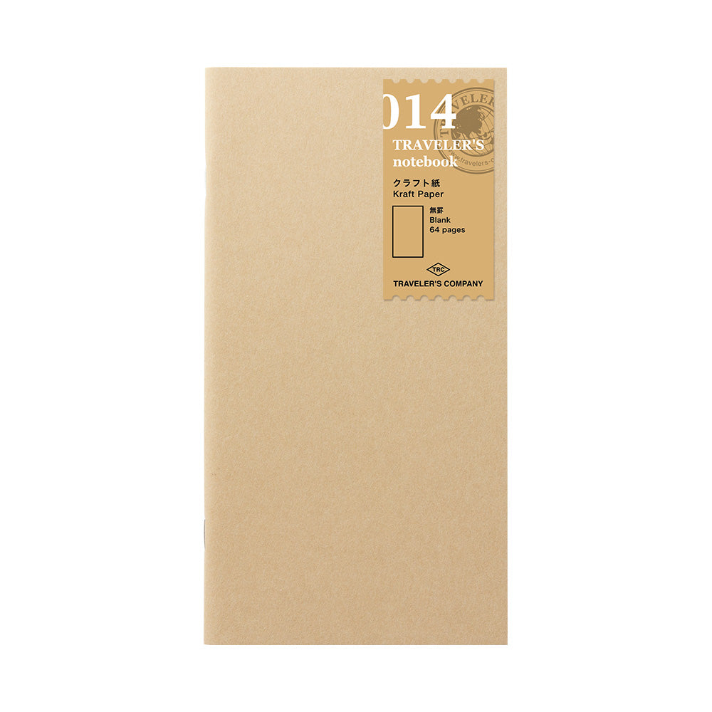 Traveler's Company Notebook Refill 014 Kraft Paper Notebook - A5-