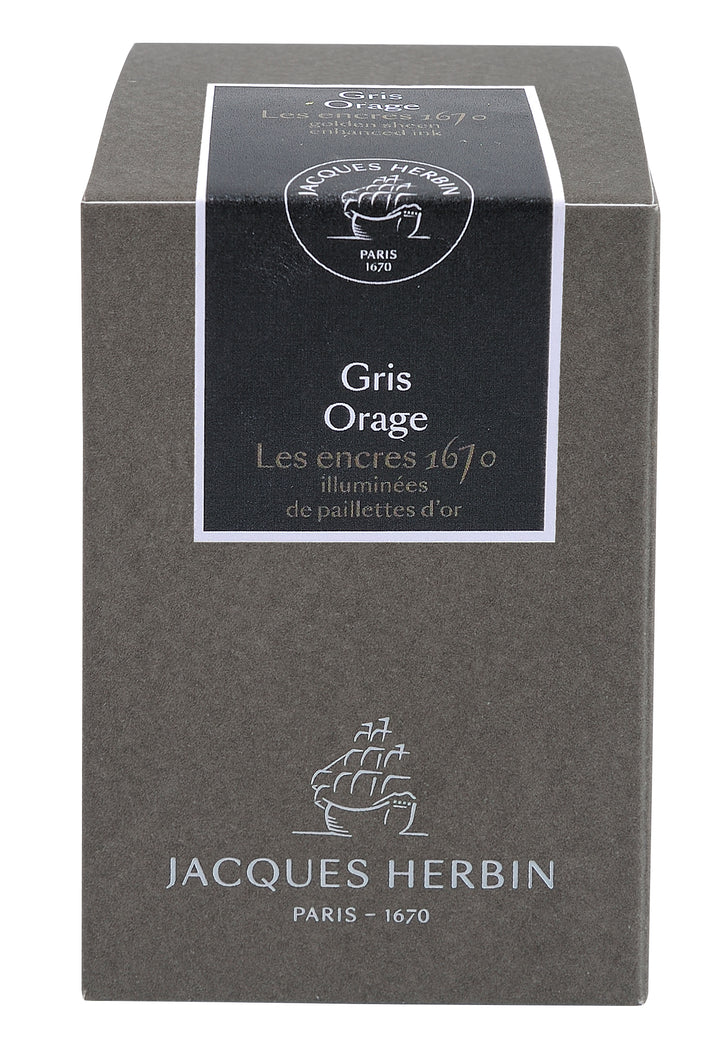 Jacques Herbin 1670 Gris Orage - 50ml Bottled Ink
