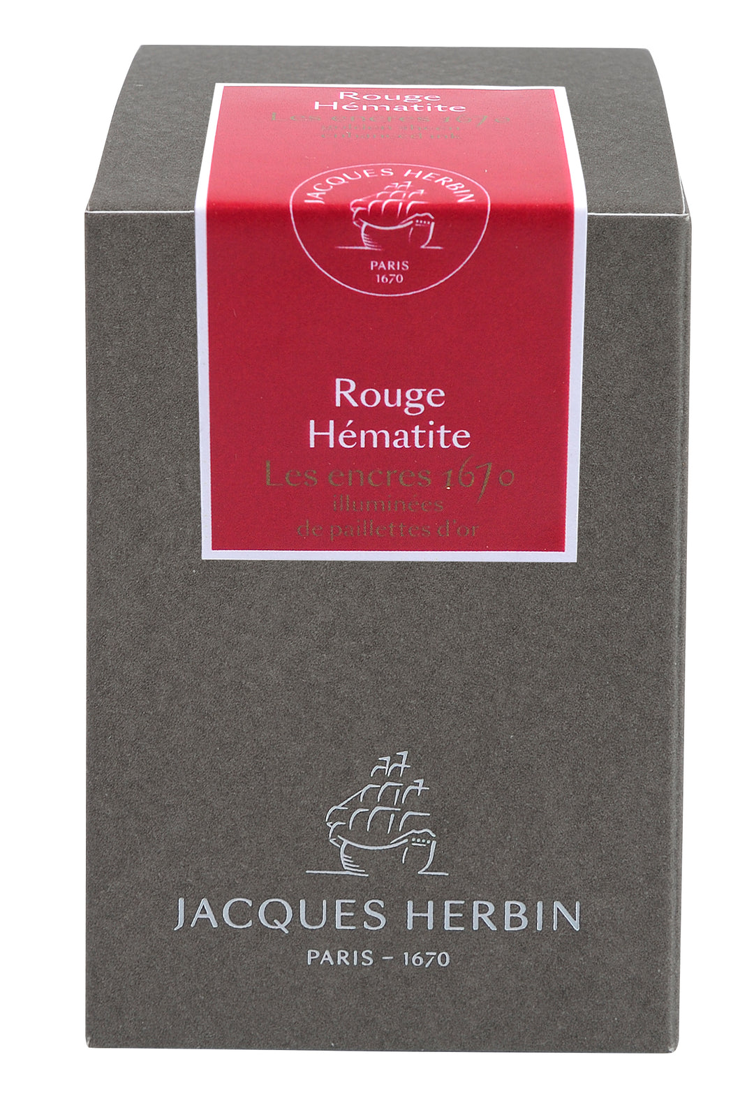 Jacques Herbin 1670 Rouge Hematite - 50ml Bottled Ink