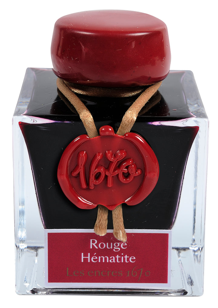 Jacques Herbin 1670 Rouge Hematite - 50ml Bottled Ink