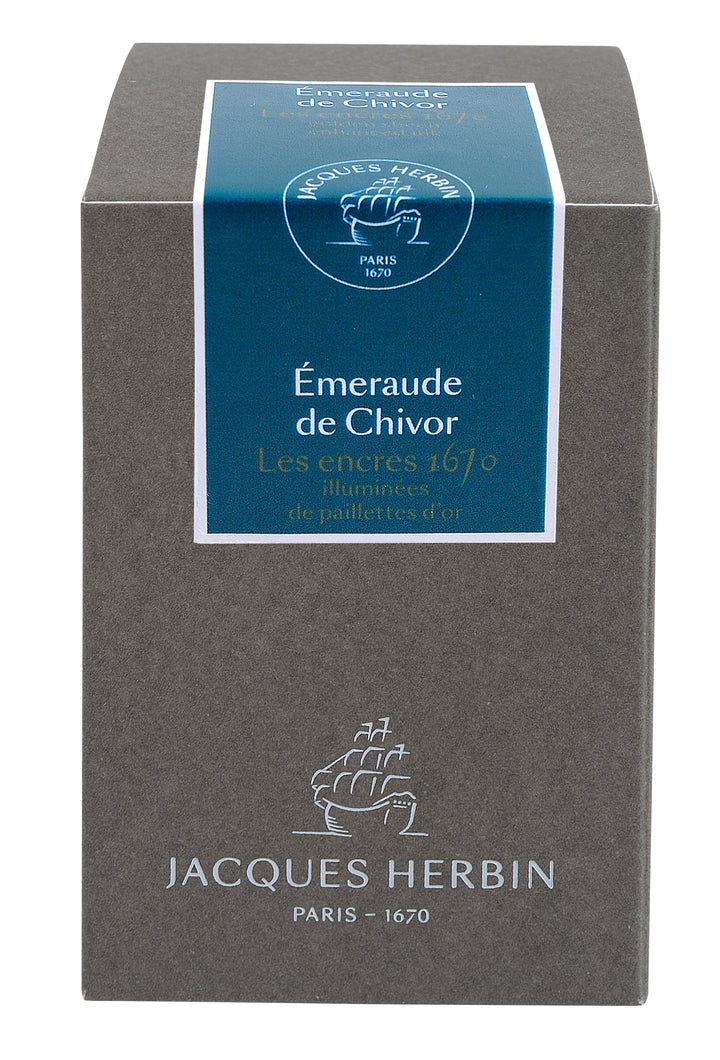 Jacques Herbin 1670 Emeraude de Chivor - 50ml Bottled Ink