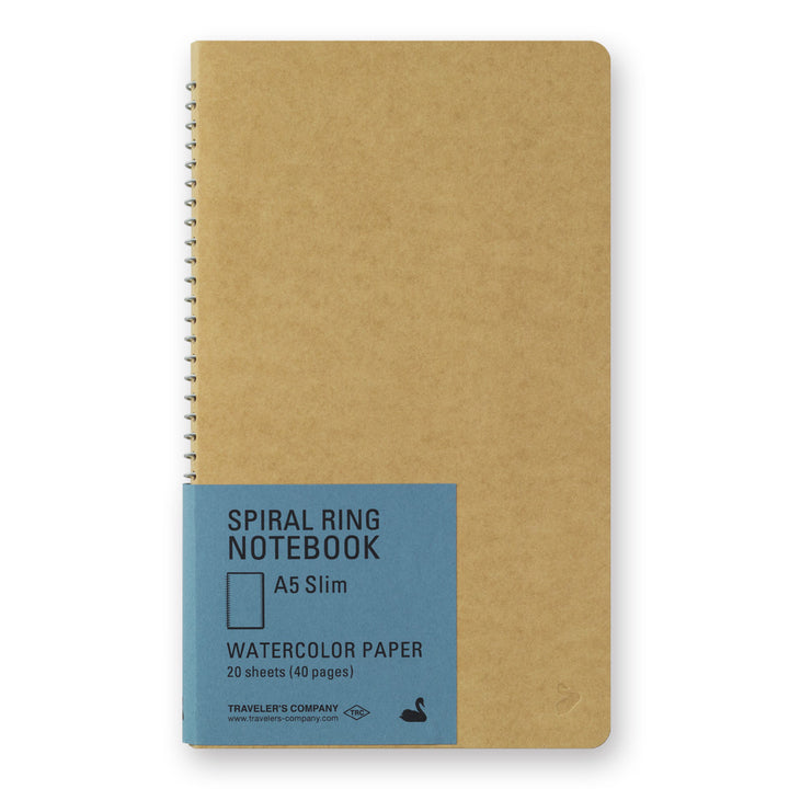 Traveler's Company TRC Spiral Ring Notebook Watercolor Paper - A5 Slim