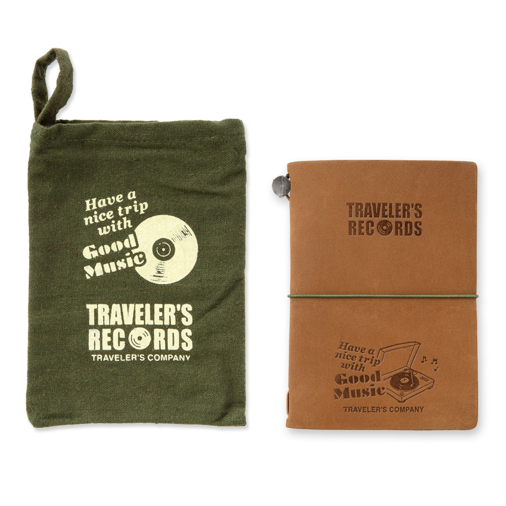 Traveler's Notebook Passport Size Limited Edition Set - Record