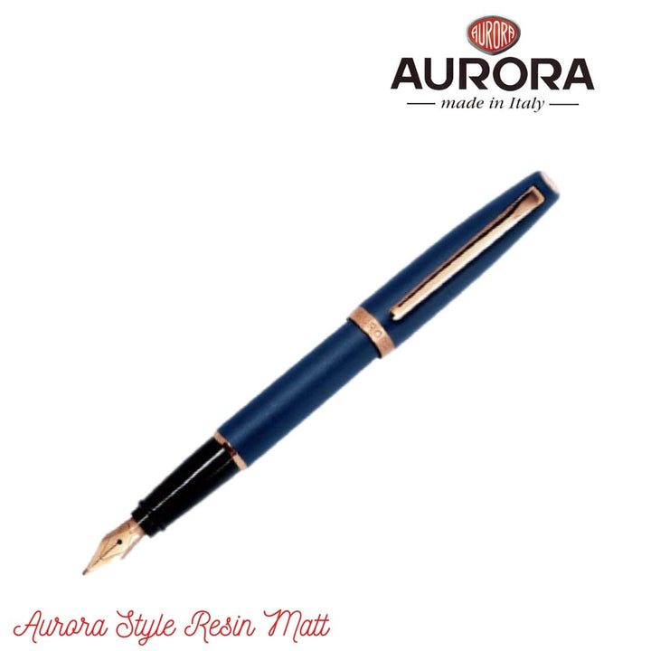 Aurora Style Matt Resin Fountain Pen
