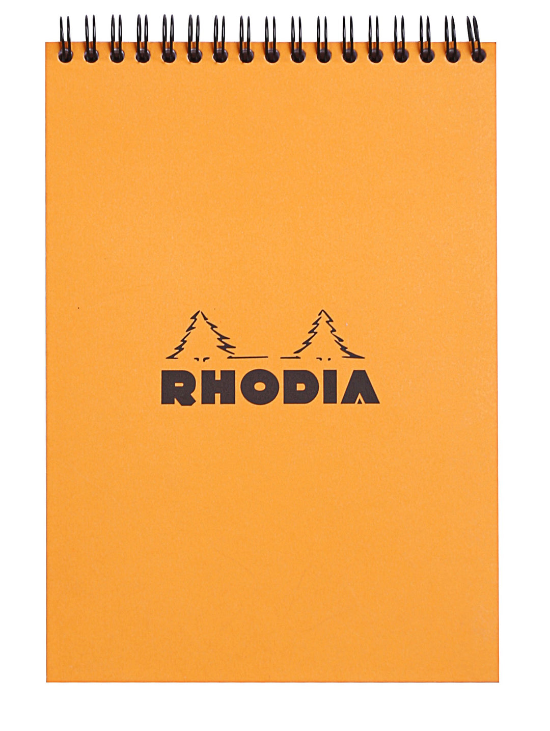 Rhodia Classic Orange Wirebound Line Ruled Notepad