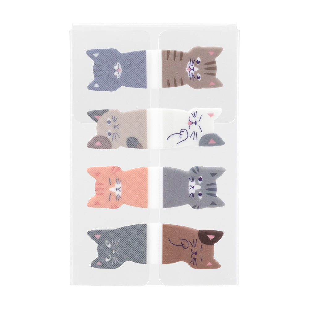 Midori Sticky Memo Film Index Sticky Notes <8 Cats>