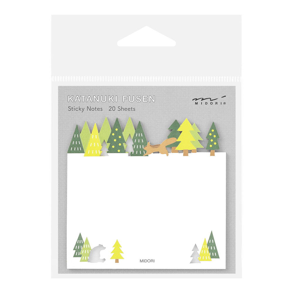 Midori Sticky Notes Die-Cutting Forest