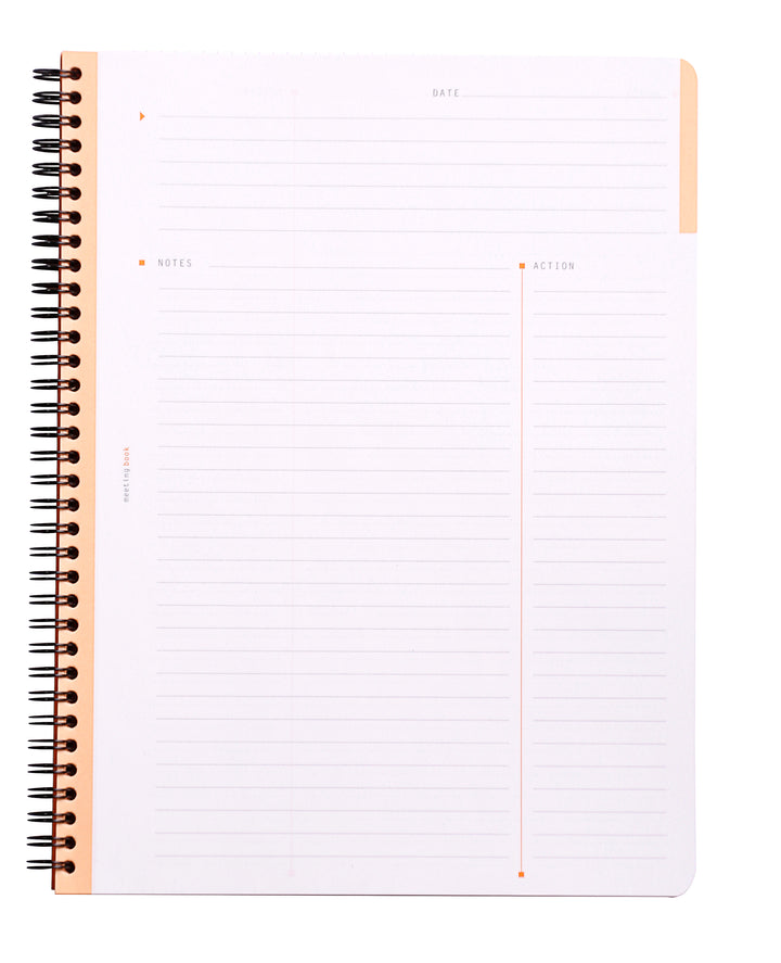 Rhodia Classic Wirebound Pre-Printed Meeting Notebook - A4+ - 297 mm x 225 mm