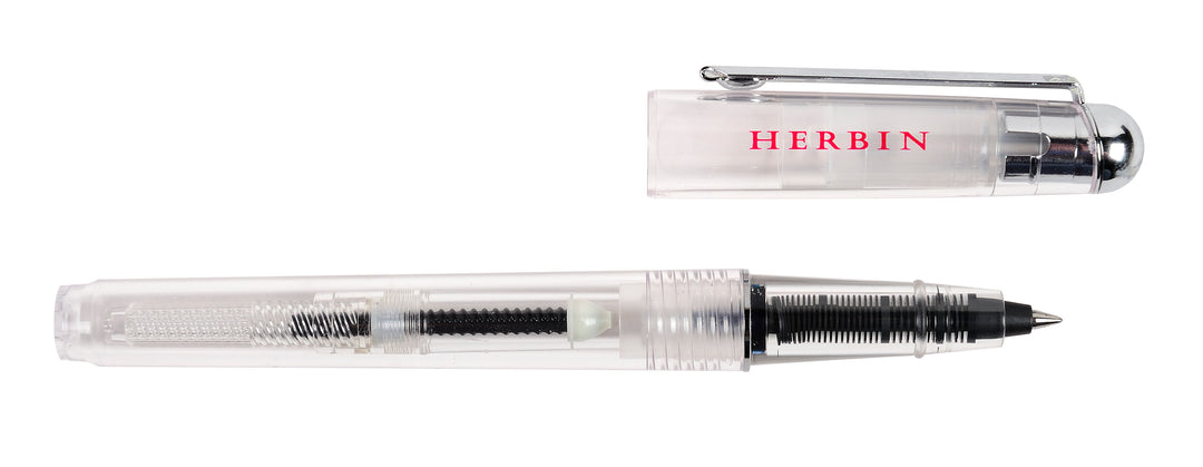 Herbin Transparent Rollerball Pen with Converter