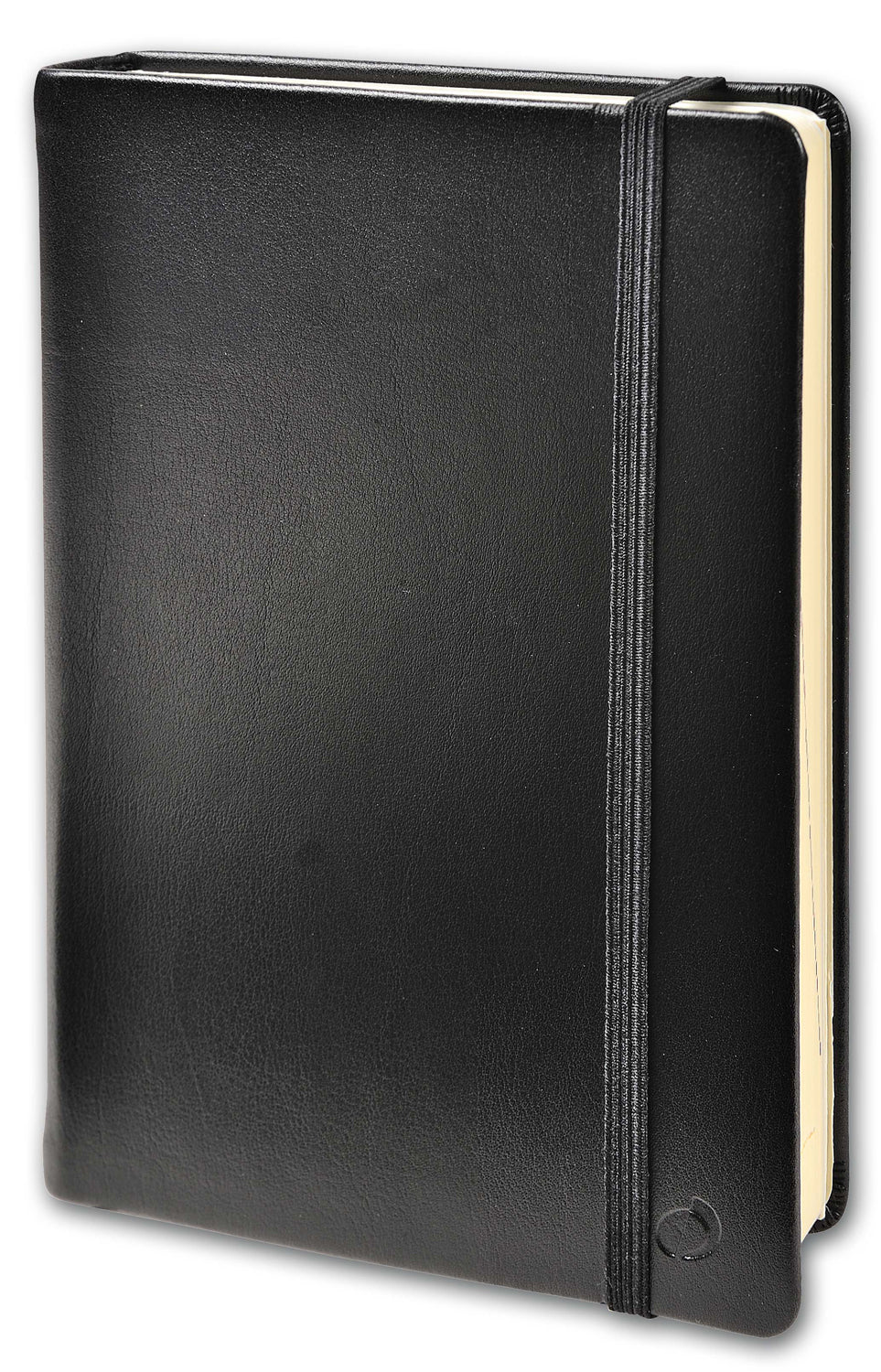 Quo Vadis Habana Black Lined Ruled Notebook with Ivory Pages - A5+ - 240 mm x 160 mm