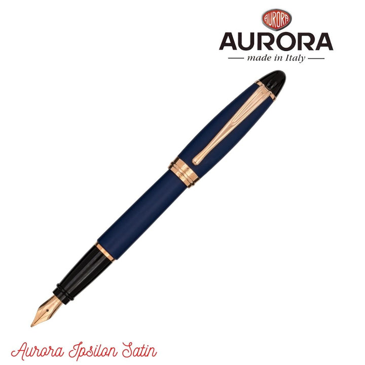 Aurora Ipsilon Satin Fountain Pen