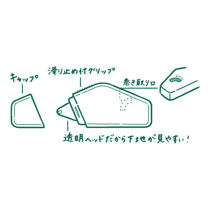 Midori [LIMITED EDITION] XS Glue Tape Green