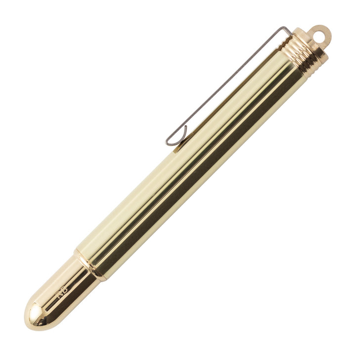 Traveler's Company Brass Solid Rollerball Pen