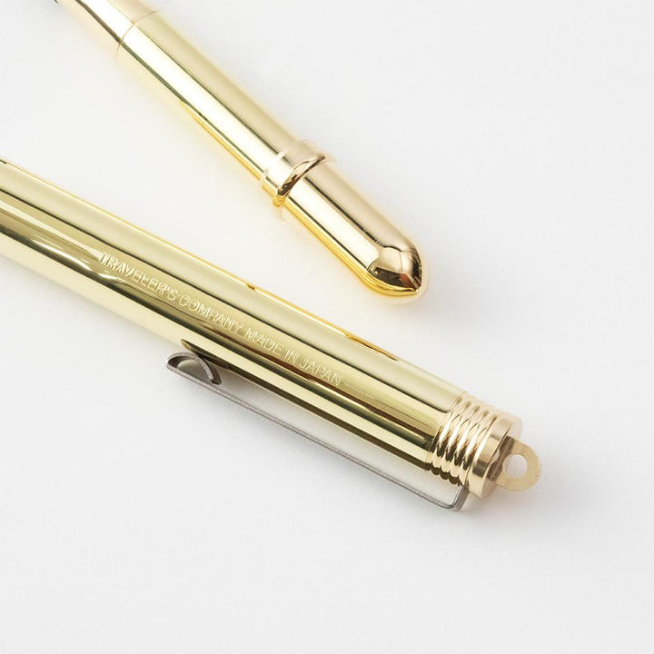 Traveler's Company Brass Solid Fountain Pen