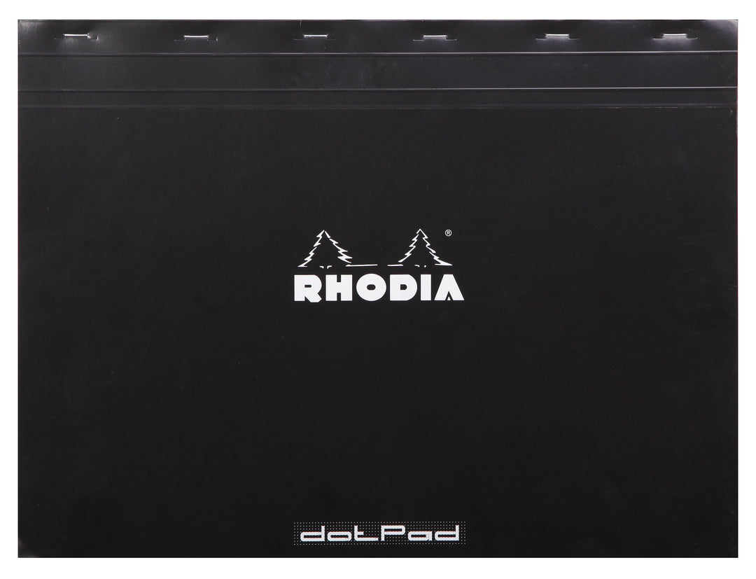 Rhodia Basics Black Stapled Dot Pad - A3