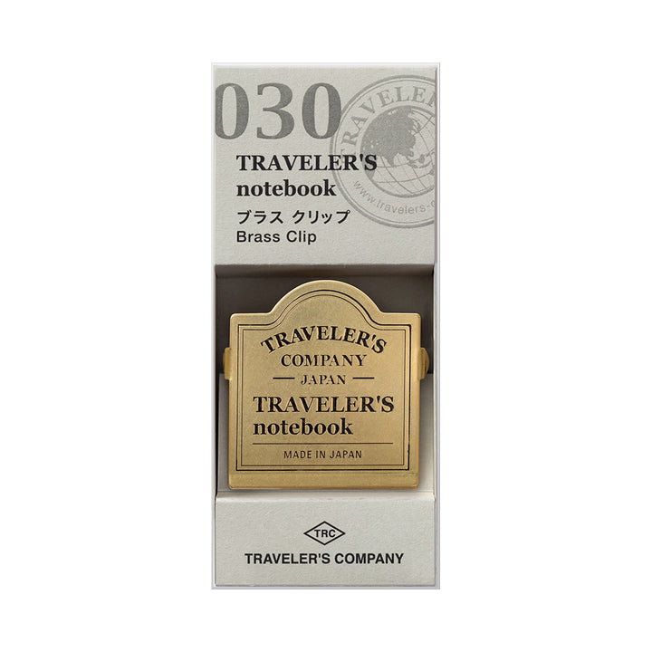 Traveler's Company Brass Clip TRC Logo