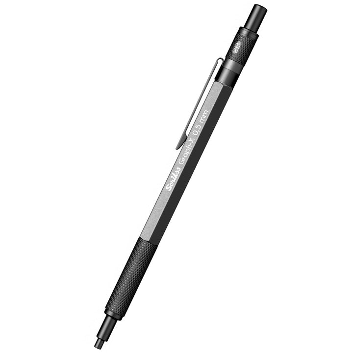 Scrikss | Graph-X | Mechanical Pencil | Metallic Grey-0.5mm