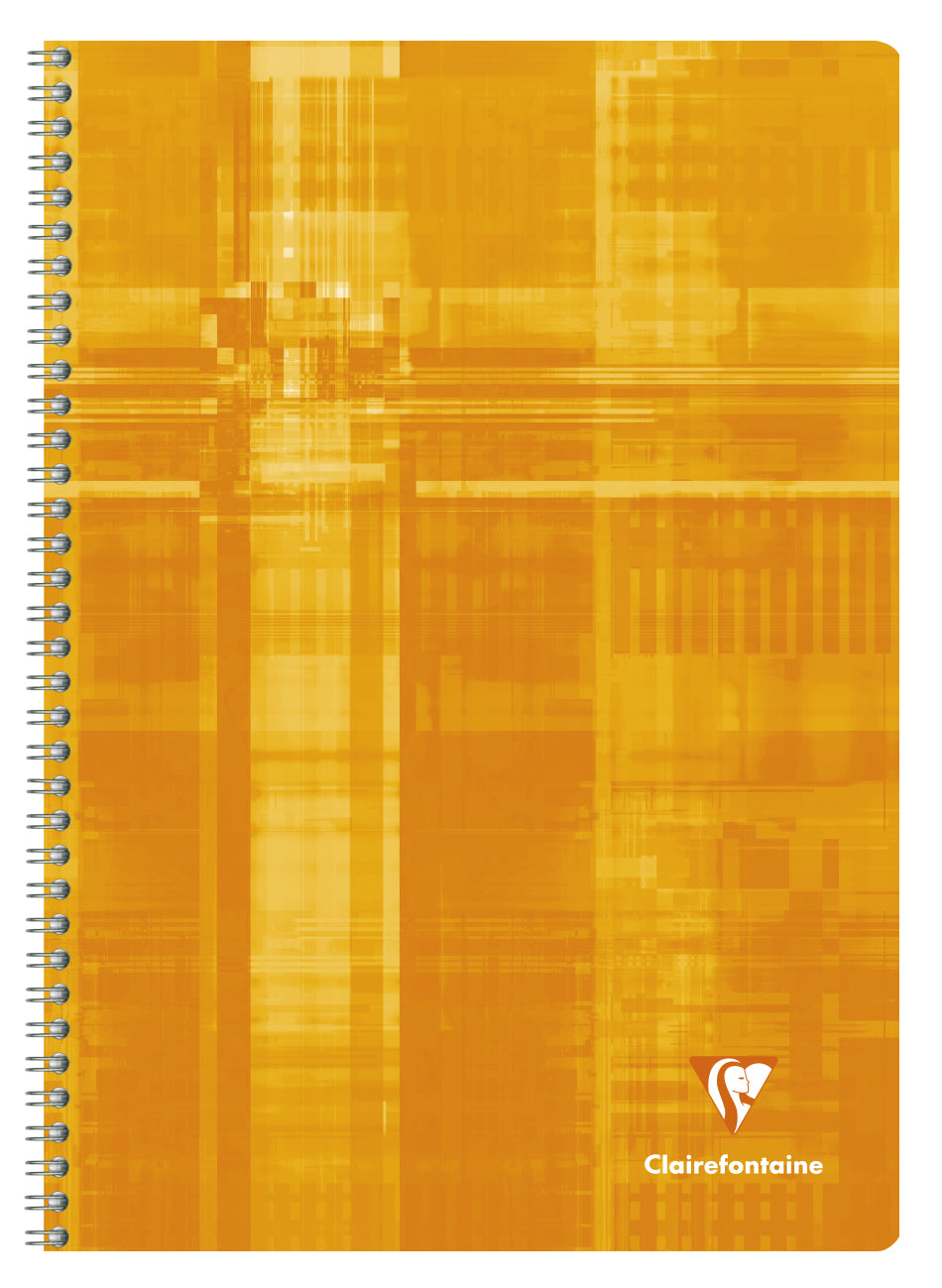 Clairefontaine Basics Line + Margin Ruled Wirebound Notebook - A4