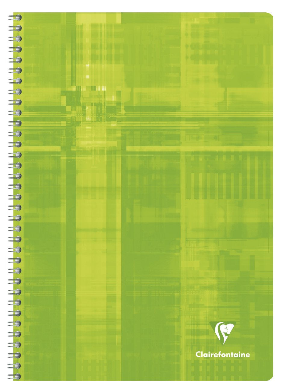 Clairefontaine Basics Line + Margin Ruled Wirebound Notebook - A4