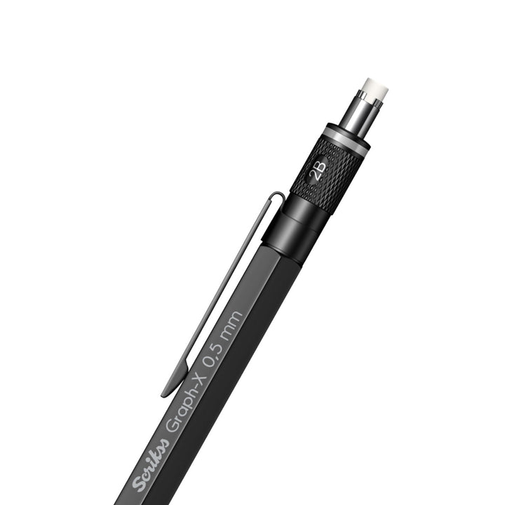 Scrikss | Graph-X | Mechanical Pencil | Matte Black-0.5mm