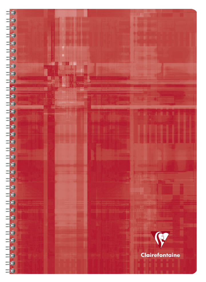 Clairefontaine Basics Line Ruled Wirebound Notebook - A4