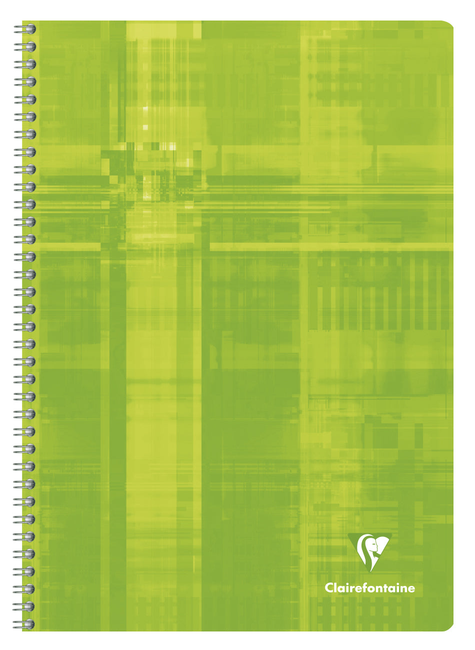 Clairefontaine Basics Line Ruled Wirebound Notebook - A4