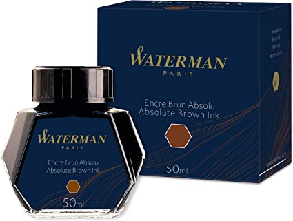 Waterman 50ml Ink Bottle - Absolute Brown
