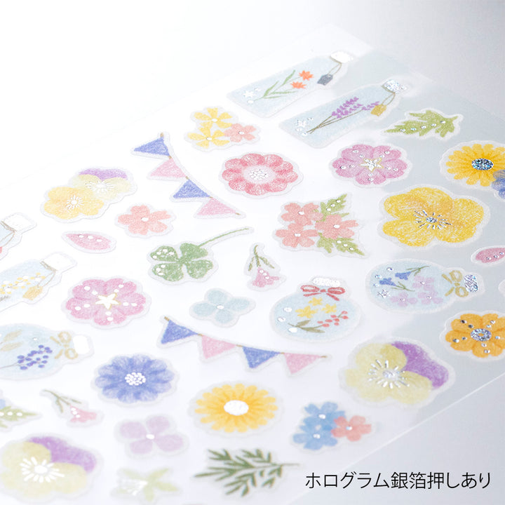 Midori Sticker 2453 Marche Pressed Flower