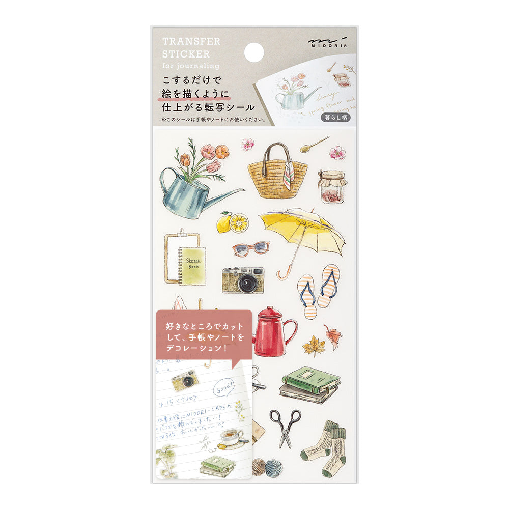 Midori Transfer Sticker 2583 Living / Tools for living